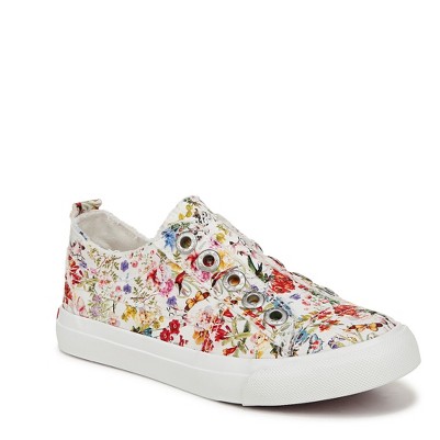 off white flower power canvas