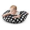 The Peanutshell Nursing Pillow for Breastfeeding, Black and White Buffalo Plaid - 4 of 4