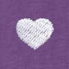 Dalix Lil Heart Face Embroidered Lightweight Relaxed Jersey Tee Summer Cute Short Sleeve T Shirt Womens - 2 of 4