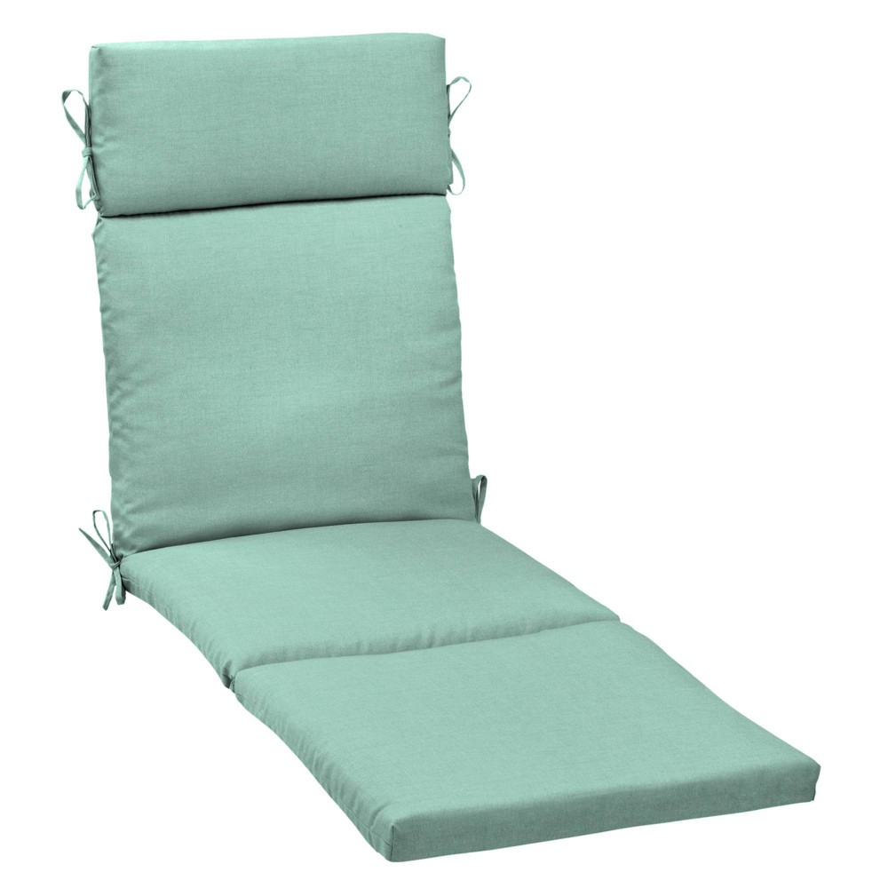 Photos - Pillow Arden 72"x21" Outdoor Chaise Lounge Cushion Aqua Leala Texture: Water-Resi