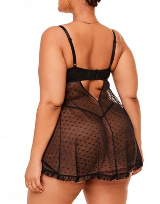 Adore Me Women's Aubrey Babydoll Lingerie