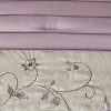 Sapphtopaz 7 Piece Bedding Comforter Sets Farmhouse Style Piecing Pleating and Flowers Embroidery Design Reversible Quilt Set - 4 of 4