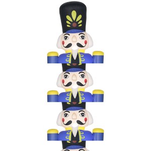 Aghana Digitals 8ft Inflatable Nutcracker Soldier with 4 LED Lights - Waterproof Outdoor Yard - 1 of 4