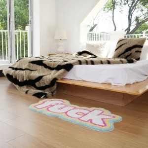 Colorful Super Soft Fluffy Area Rugs, Thickened Plush Faux Fur Rug for Living Room, Bedroom, Home Decor Indoor Carpet - 1 of 4