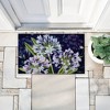 Stupell Industries Midnight Garden Flowers Printed Outdoor Door Mat, design by Nicole Tamarin, 18"x30" - 4 of 4
