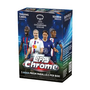 Topps 2022-23 Topps Chrome UEFA Women’s Champions League Value Box | 8 Packs - 1 of 4