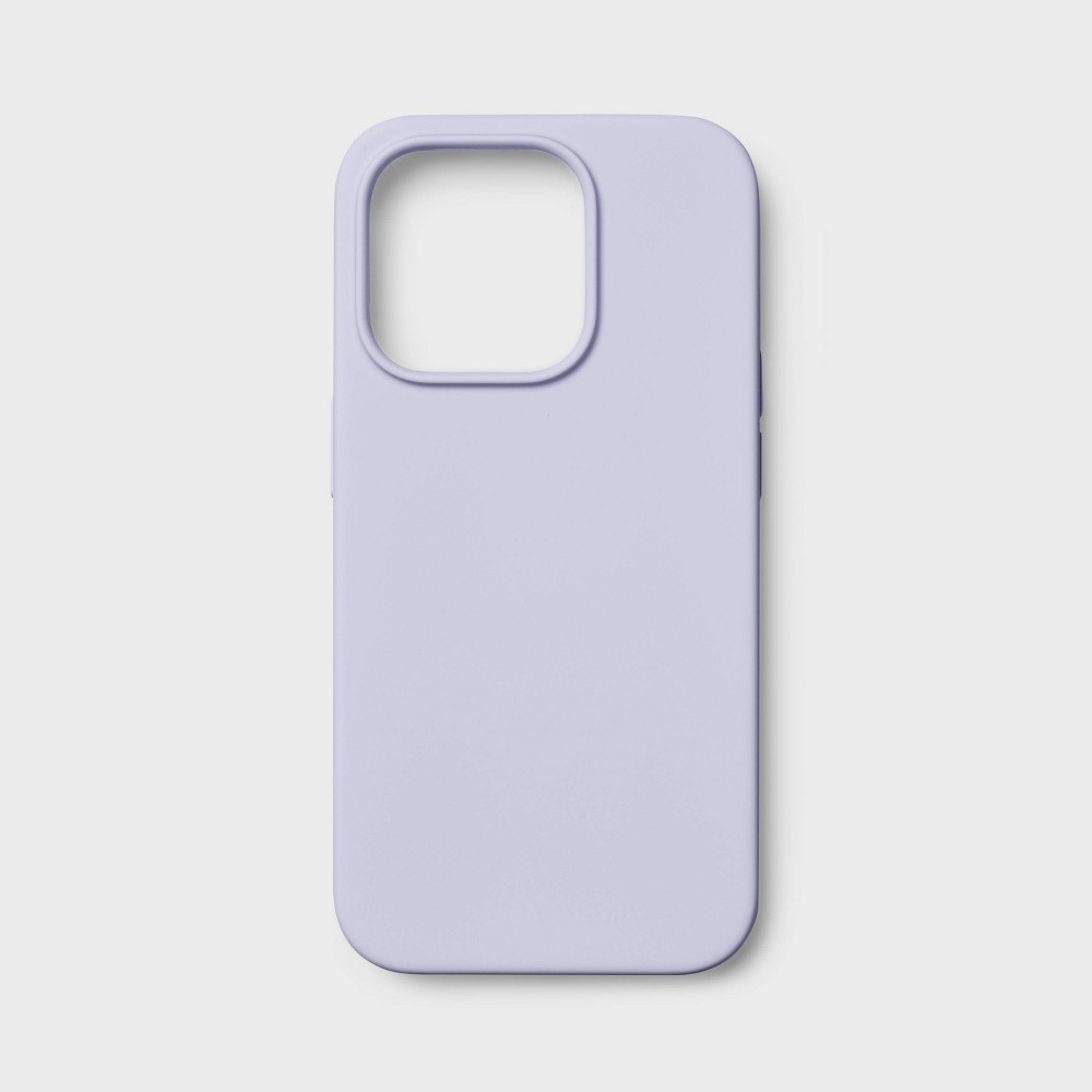 Apple iPhone 15 Pro Silicone Case with MagSafe - heyday™ Soft Purple