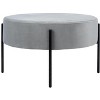 Lisbon Round Cocktail Ottoman - OTT6203 - Safavieh - 4 of 4