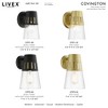 Livex Lighting Covington 1 - Light Wall Light in  Black/Soft Gold - 4 of 4