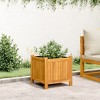 vidaXL Garden Planter Natural wood Solid Acacia wood Medium Durable - 3 of 4