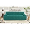 86.2" Mesh Fabric Tufted 3-Seater Sofa with Deep Seating, Pocket Springs - 3 of 4