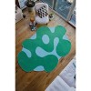 Lany Space Johann Banta Irregular Green Moss Design Rug - 3 of 4