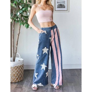 Women's American Flag Pants - Oli & Hali - 1 of 4