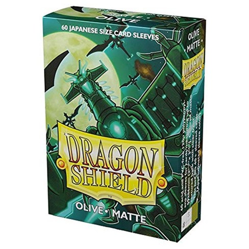 Dragon Shield 5 Packs Dragon Shield Matte Mini Japanese Olive Green 60 ct Card Sleeves Value Bundle! - image 1 of 3