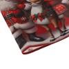 Unique Bargains Christmas Place Mats Santa Claus Flax Red White Green 11.8"x17.7" 2 Pcs - 4 of 4