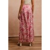 Women's Floral Print Drawstring Wide Pants - WISHLIST - 3 of 3