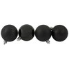 Northlight 24ct Shatterproof 4-Finish Christmas Ball Ornament Set 2.5" - Black - 3 of 3