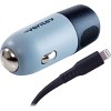 Ventev 20W Ultrafast Usb C Universal Car Charger And Usb C To Apple Lightning Cable Gray - 2 of 3