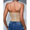 High-End Backless Fishbone Camisole Bra with See-Through Mesh and Lace Splicing - 4 of 4