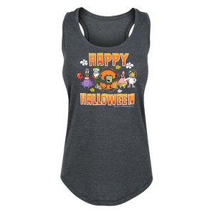 Women's - SpongeBob SquarePants - Happy Halloween Graphic Racerback Tank - 1 of 4