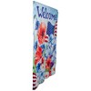 Northlight Floral "Welcome" Patriotic Outdoor House Flag - 40" x 28" - 4 of 4