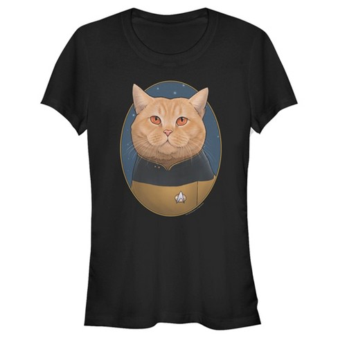 Juniors Womens Star Trek: The Next Generation Lieutenant O'Brien Cat T-Shirt - image 1 of 4