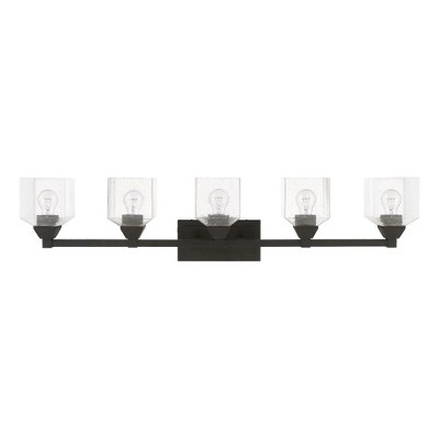 Livex Lighting Aragon 5 - Light Vanity in  Black