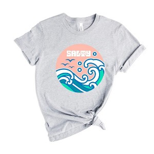 Simply Sage Market Women's Salty Circle Short Sleeve Graphic Tee - 1 of 3