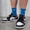 NFL Los Angeles Chargers Around the Bend Quarter Socks - image 3 of 3