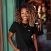 Dalix Rainbow Embroidered Lightweight Relaxed Jersey Tee Summer Cute Positive Womens - 3 of 4