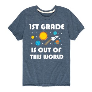 Boys' - Instant Message - Out Of This World 1st Grade Short Sleeve Graphic T-Shirt - 1 of 4