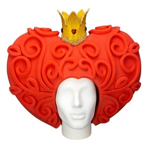 Foam Party Hats Hearts Crown Wig - 1 of 4