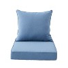 ARTPLAN Indoor/Outdoor All Weather Chair Cushions Set Deep Seat Back Pillows Outdoor Cushions for Patio Furniture - 3 of 4