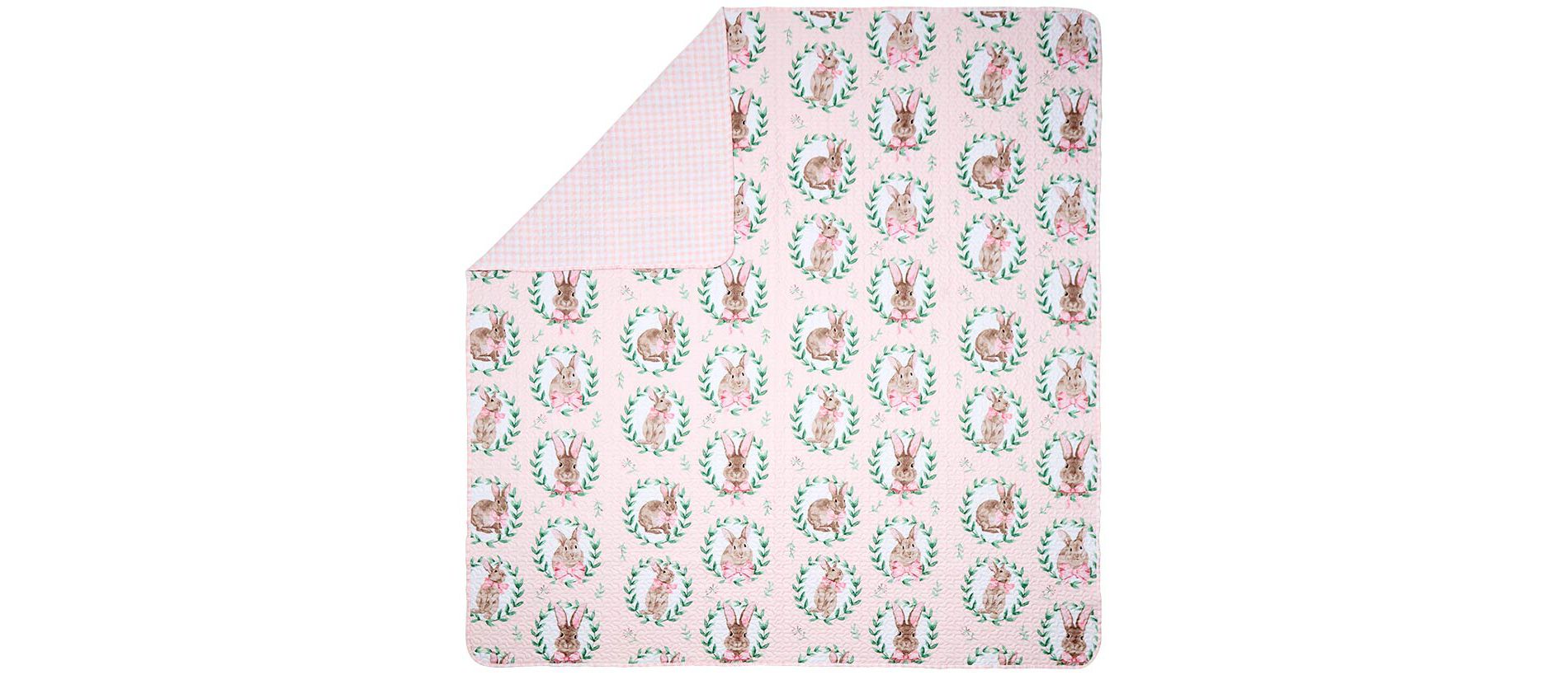 Bunnies and Bows Reversible Full/Queen or King Quilt