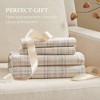 4 Pieces King 100% Cotton Flannel Printed Sheet Set,Andrews - 2 of 4