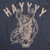 Mens Hayyy Tshirt Funny Hay Is For Horses Hello Sarcastic Hilarious Graphic Novelty Tee - Crazy Dog Men's T Shirt - image 2 of 4