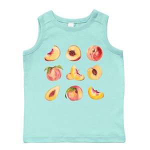 The Juniper Shop Peach Chart Toddler Tank - 5/6T - Seafoam - 1 of 4