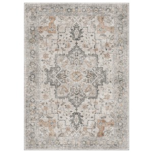 Abynow Faded Medallion Indoor Area Rug - 1 of 4