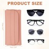 Unique Bargains Soft PU Leather Eyeglass Sunglass Case Portable Glasses Pouch 2 Pcs - 2 of 4