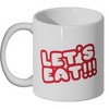 Five Nights At Freddy's Freddy Fazbear's Pizza Let's Eat White 16 Oz Ceramic Mug - 2 of 2