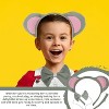 4E's Novelty Mouse Costume Kit - 3 Pcs Set with Mouse Ears Headband, Mouse Tail Costume Accessory, and Bowtie Comfortable Halloween Rat Costume - 3 of 4