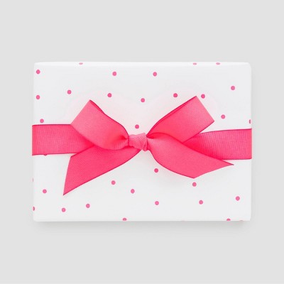 Paperchase Neon Christmas Tissue Paper & Bow Gift Wrap Set - Pink