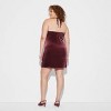 Women's Velour Halter Mini Dress - Wild Fable™ - 3 of 3
