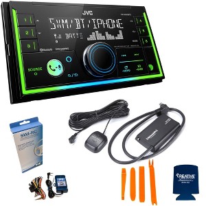 JVC KW-X840BTS 2-Din Digital Media Receiver compatible with SXV300 SiriusXM Tuner, BT, Amazon Alexa and SWI-RC adapter - 1 of 4