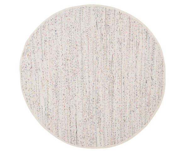 Huddersfield Area Rug - White / Multi (6' Round) - Safavieh®