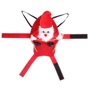iMountek Pet Christmas Costumes with Bell Clothes New Year Outfit Cosplay Costumes Party Dress Up For Cats - 1 of 4