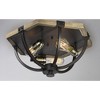 Maxim Lighting Lodge 3 - Light Flush Mount in  Weathered Oak/Bronze - 4 of 4