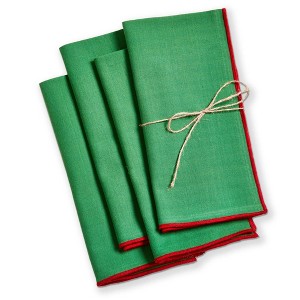 TAG Color Pop Napkin S/4 Bright Green - 1 of 2