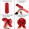 Unique Bargains Christmas Wedding Car Basket Gift Wrapping Large Organza Pull Bow 10 Pcs - 3 of 4