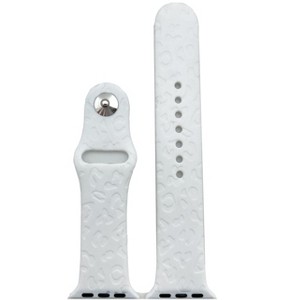 Olivia Pratt Cheetah Engraved Silicone Apple Watch Band - 1 of 4